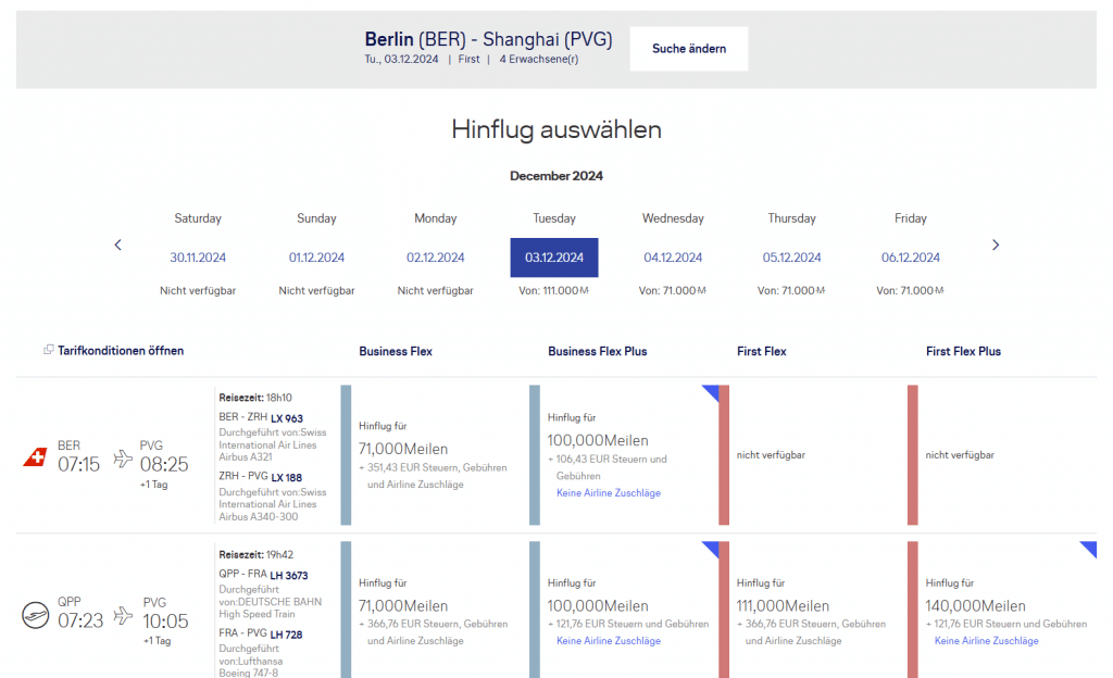 BER – PVG