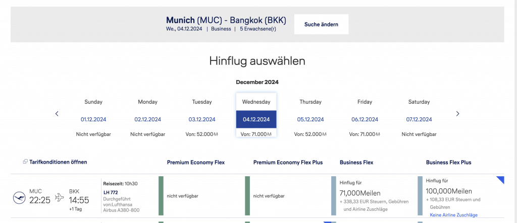 MUC – BKK