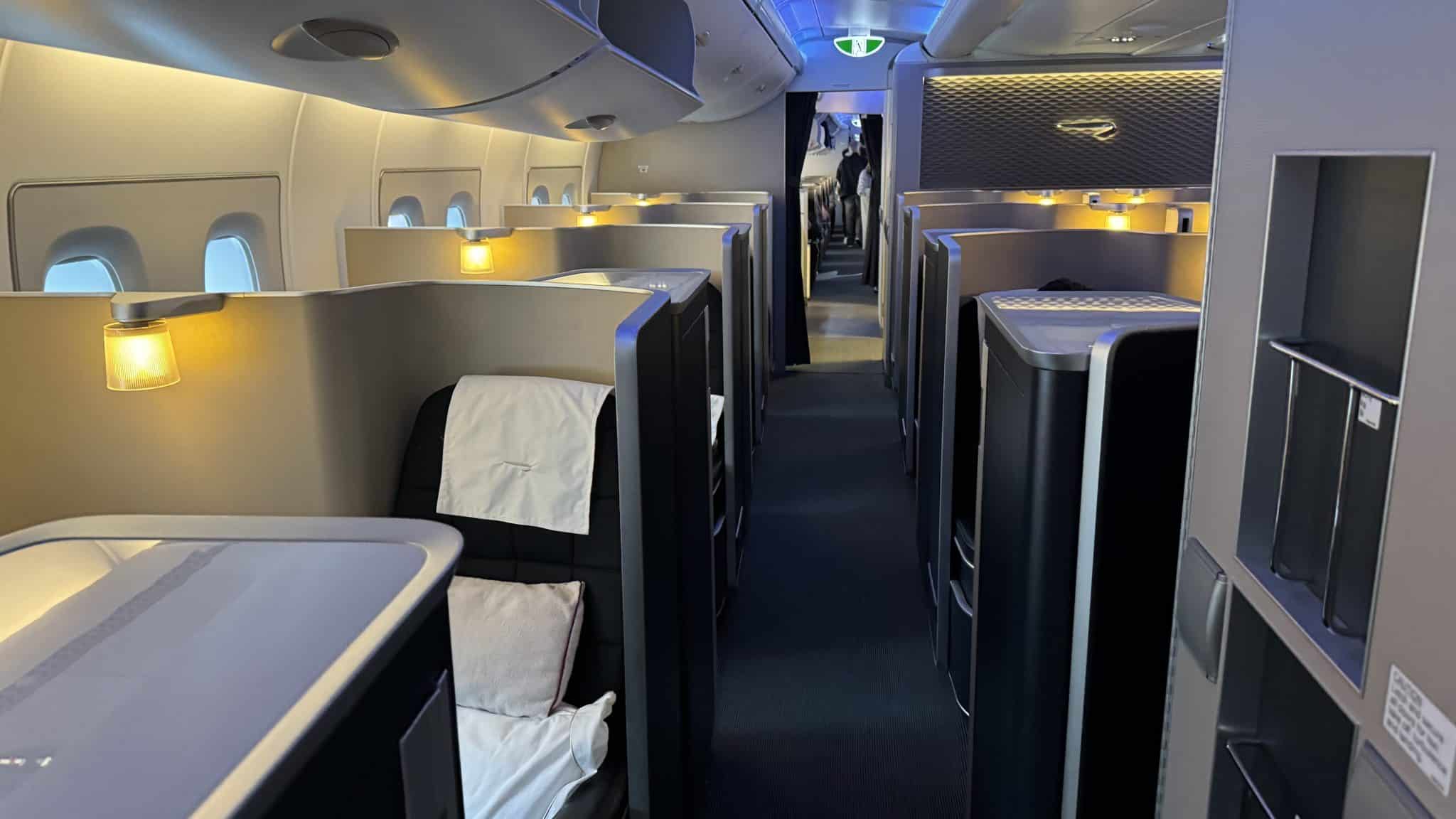 British Airways First Class Airbus A380 First Class Kabine 3