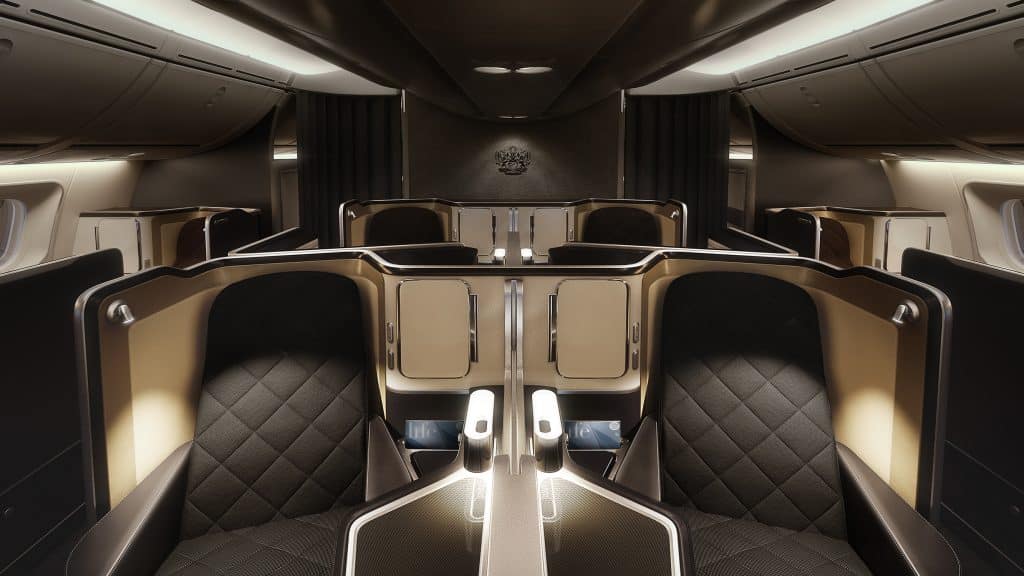 British Airways 787 9 First Cabin