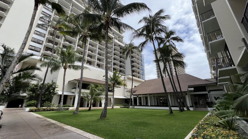 Halekulani Honolulu Hotel Aussen