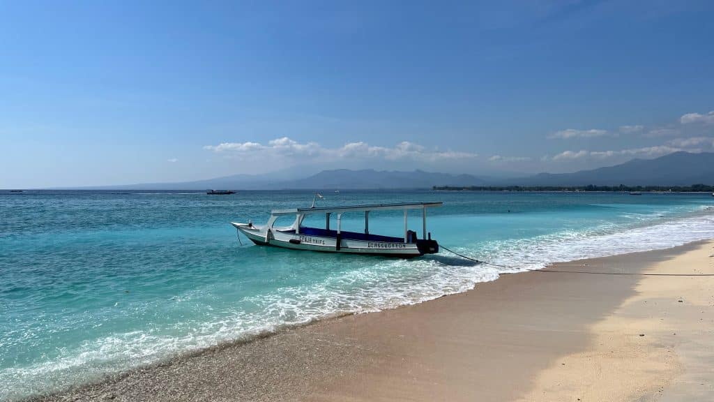 Postkartenwürdige Strände auf den Gili Islands