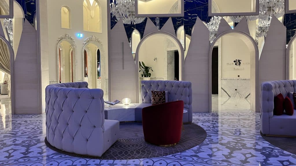 Raffles Doha Lobby Sitzgelegenheit