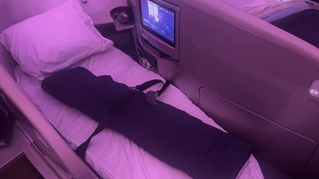 Air New Zealand Business Class Boeing 787 Bett