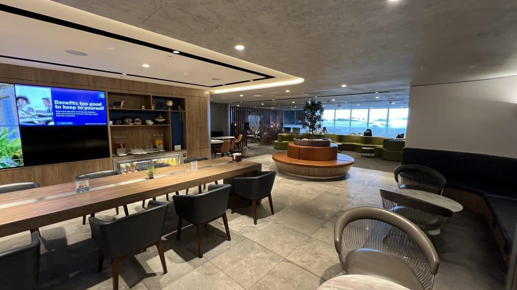 American Express Centurion Lounge Sydney Sitzmoeglichkeiten