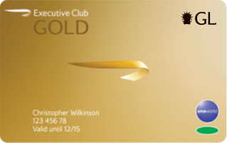 BA Exec Club Gold Guest List Card