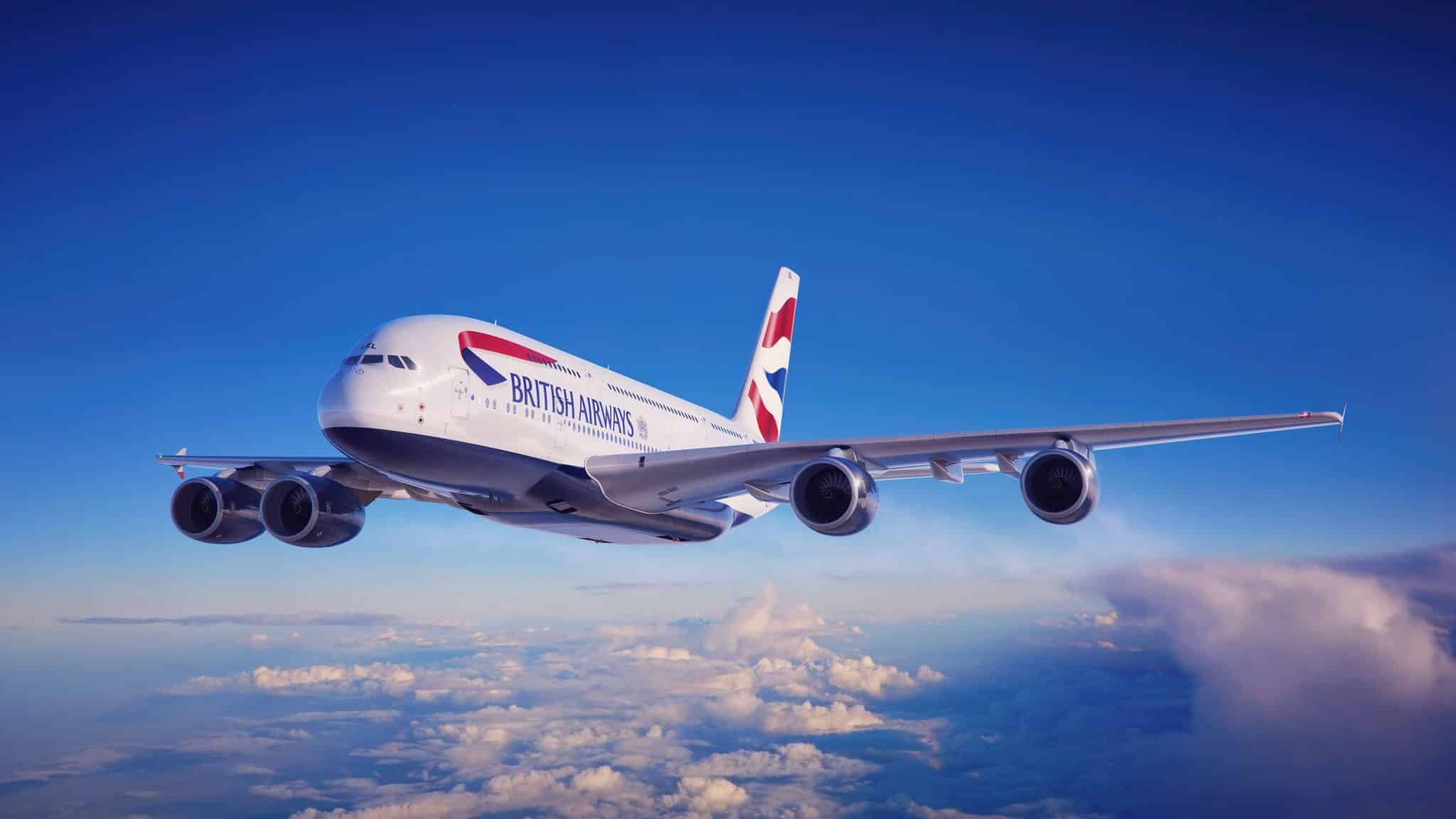 British Airways A380 über Den Wolken