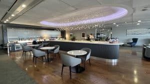 British Airways Galleries Lounge London Heathrow Terminal 3 Restaurantbereich 7