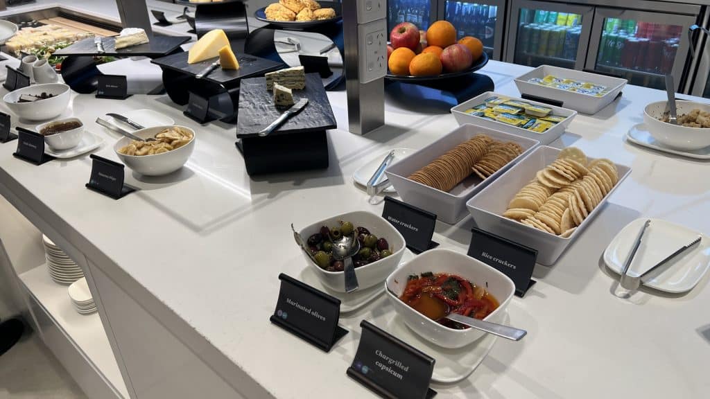 Air New Zealand Lounge Perth Buffet