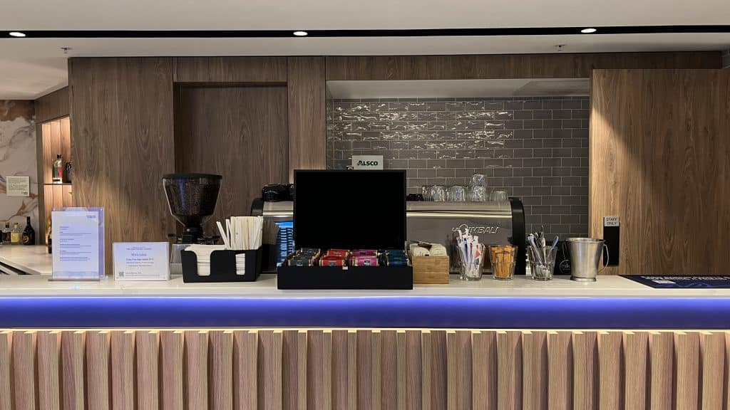 Amex Centurion Lounge Sydney Kaffee