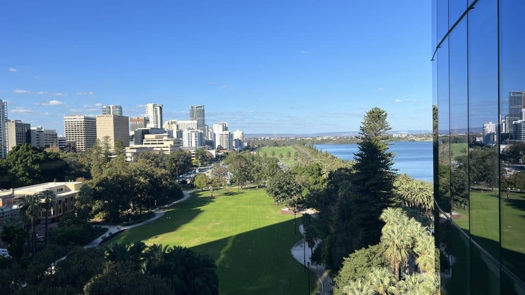 The Ritz Carlton Perth Ausblick Zimmer