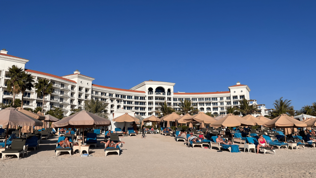 Waldorf Astoria The Palm Dubai Strand Ansicht