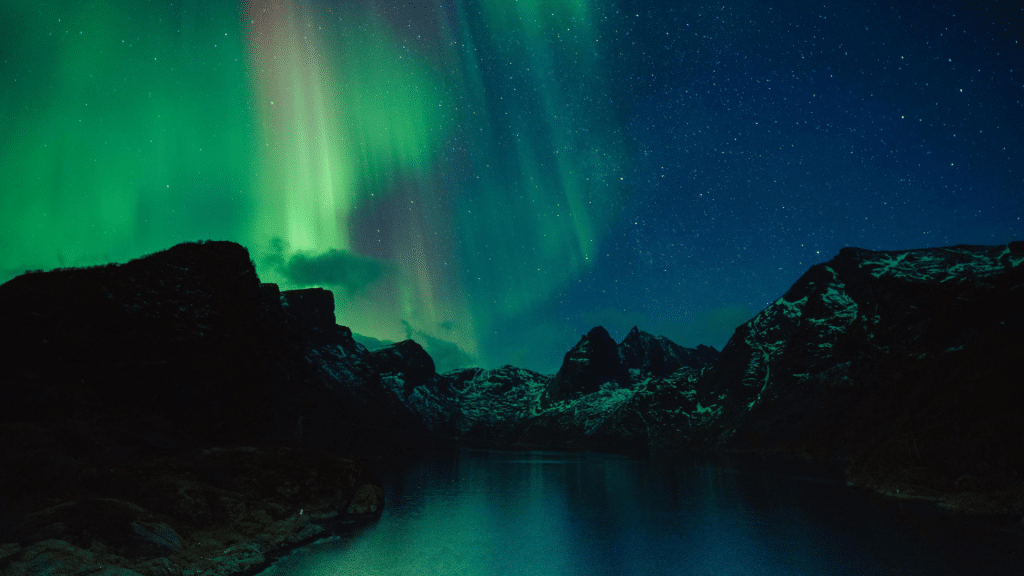 Nordlichter Lofoten Norwegen