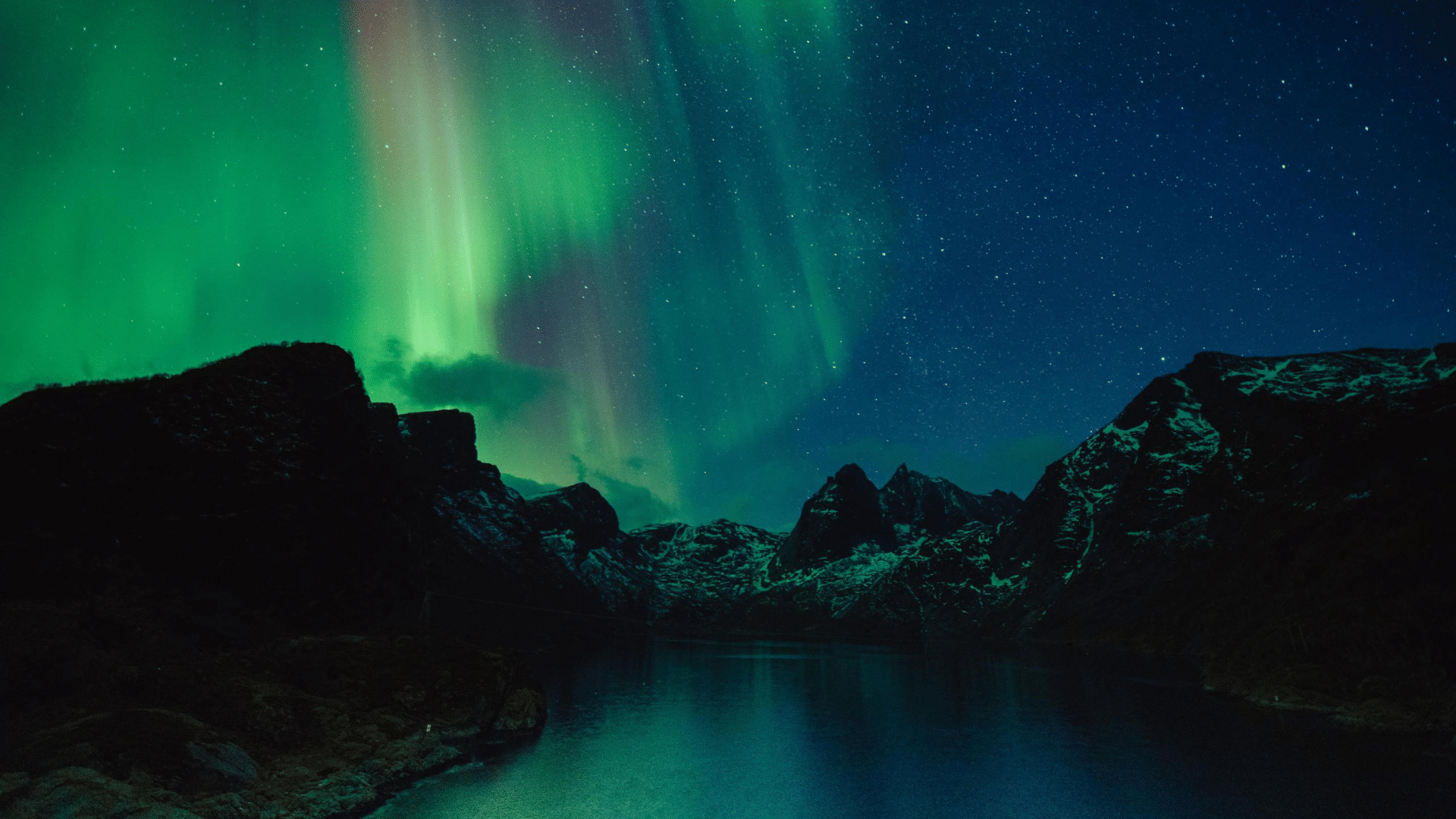 Nordlichter Lofoten Norwegen