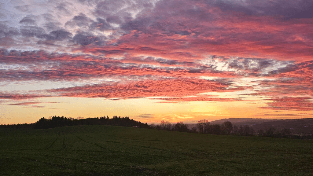 Sonnenuntergang Nahe Bodensee