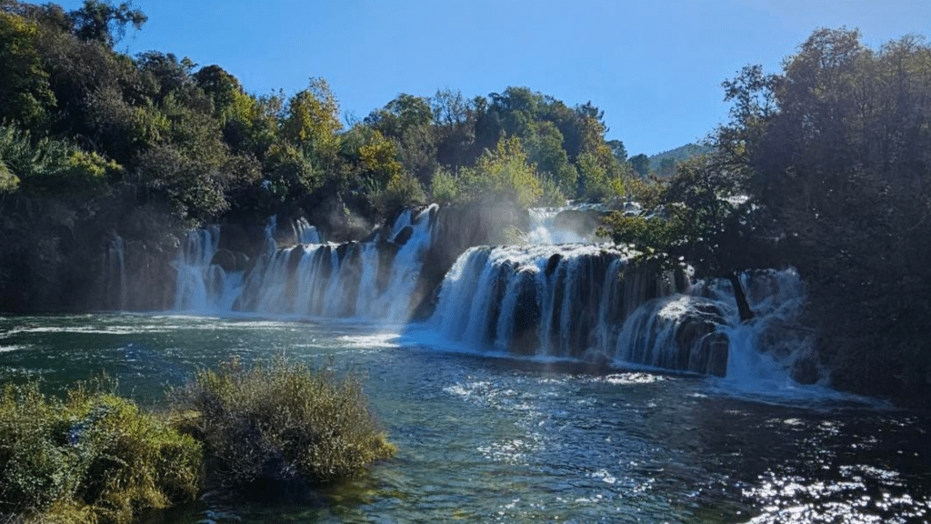 Wasserfaelle Nationalpark Krka Kroatien