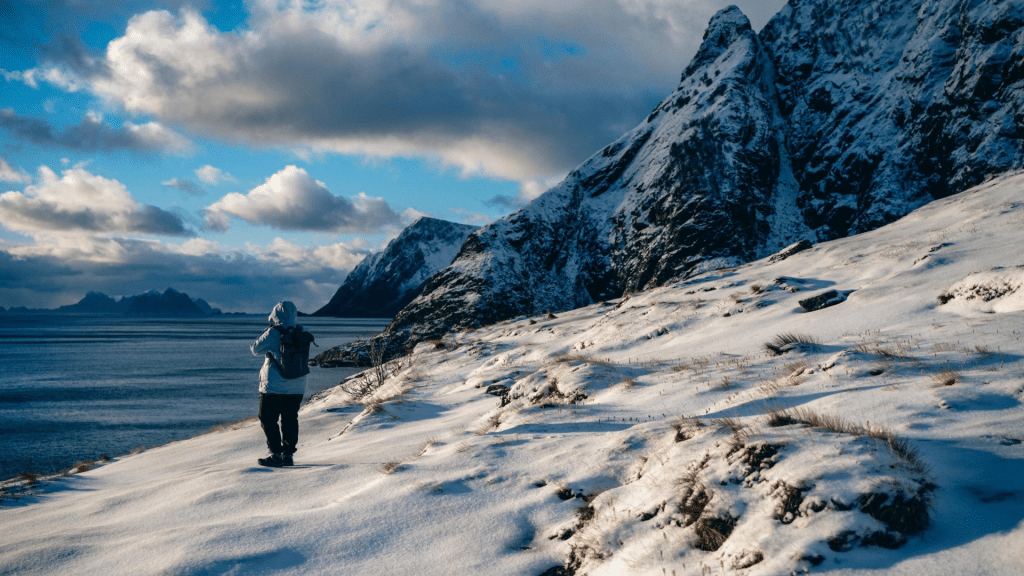 Winterwanderung Lofoten