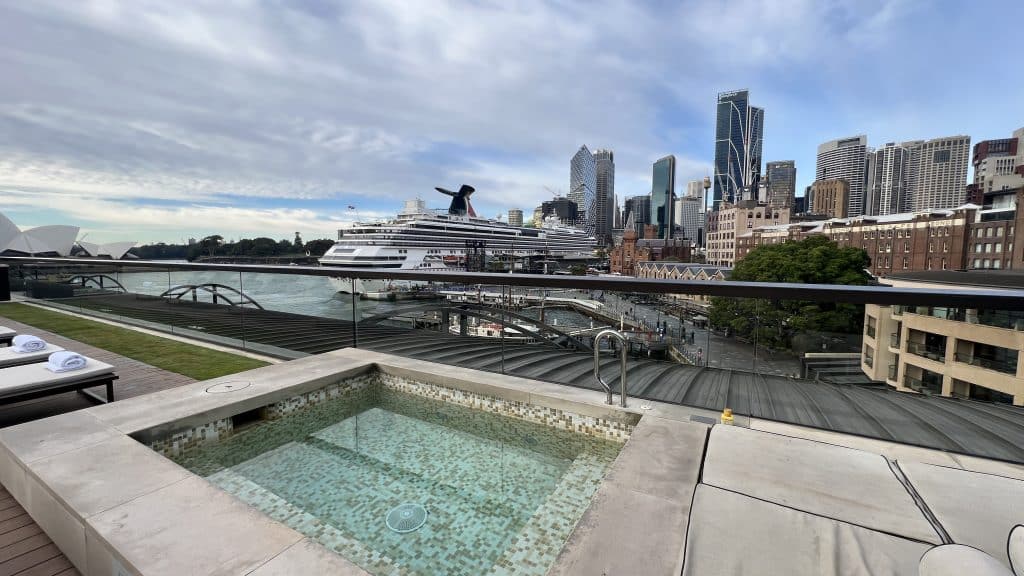 Park hyatt Sydney Jacuzzi