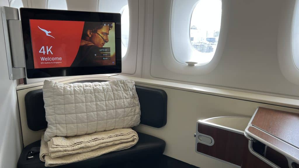 Qantas first class a380 Kabine