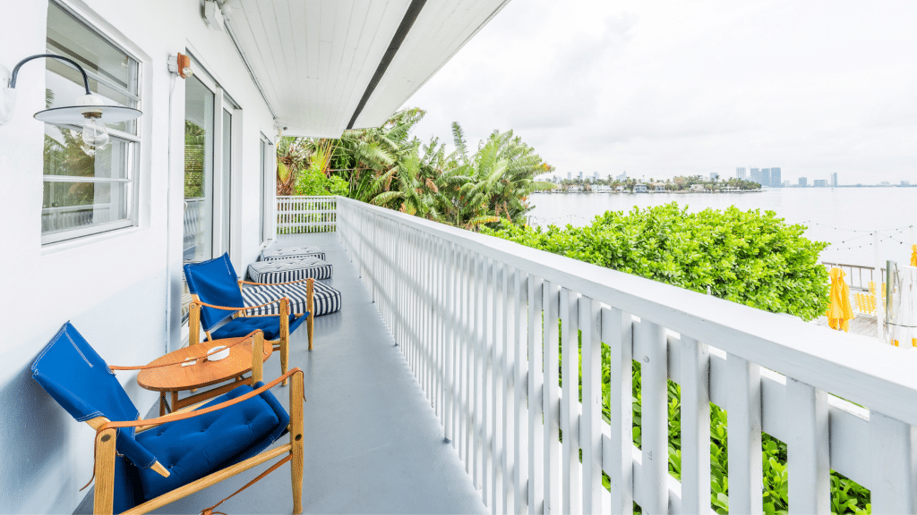 The Standard Hotel Miami Beach Bayview Suite Balkon