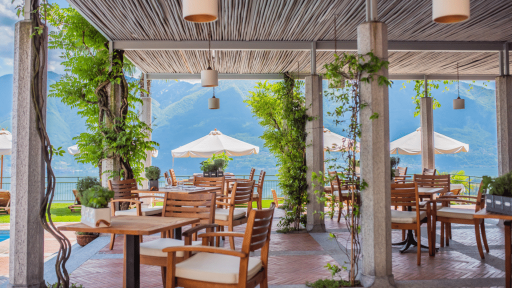 Villa Orselina Pool Restaurant