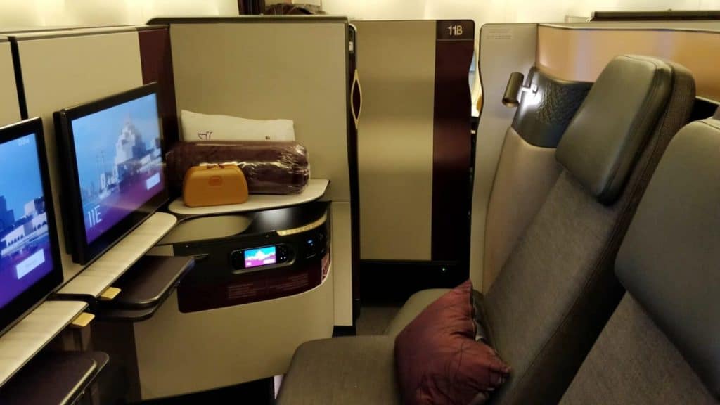 Qatar Airways QSuite Business Class Mittelsuiten 2