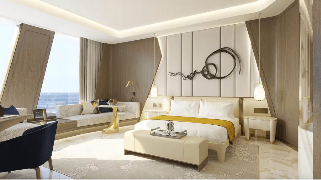 Mandarin Oriental Downtown Dubai Deluxe Sea View Zimmer