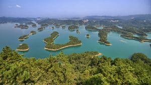 Qiandao See In Zhejiang Province