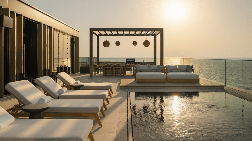 Delano Dubai Penthouse Terrasse