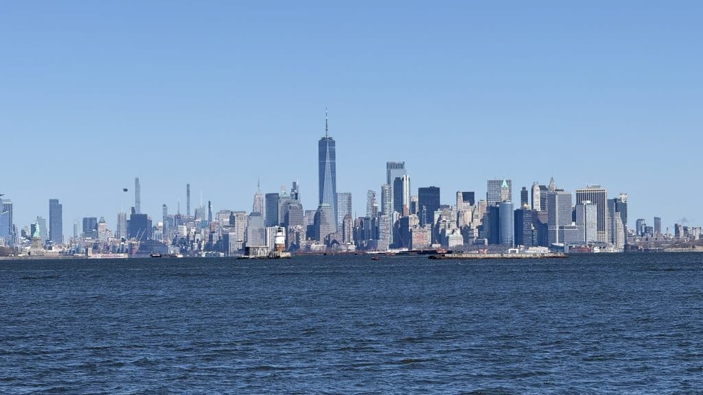 Ausblick Staten Island Ferry New York