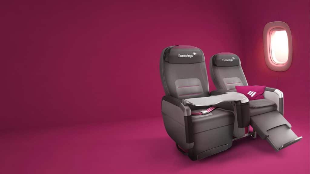 Eurowings Business Class Sitz