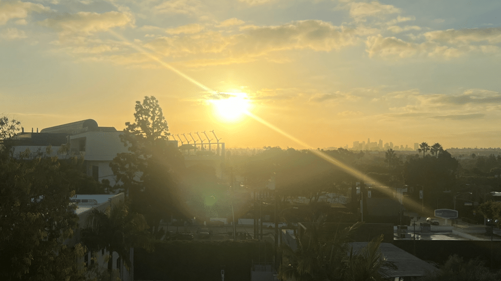 Kimpton La Peer Hotel West Hollywood Ausblick Zimmer