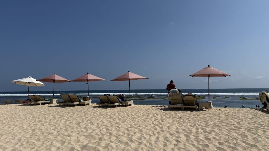 Umana Bali Liegen Am Strand