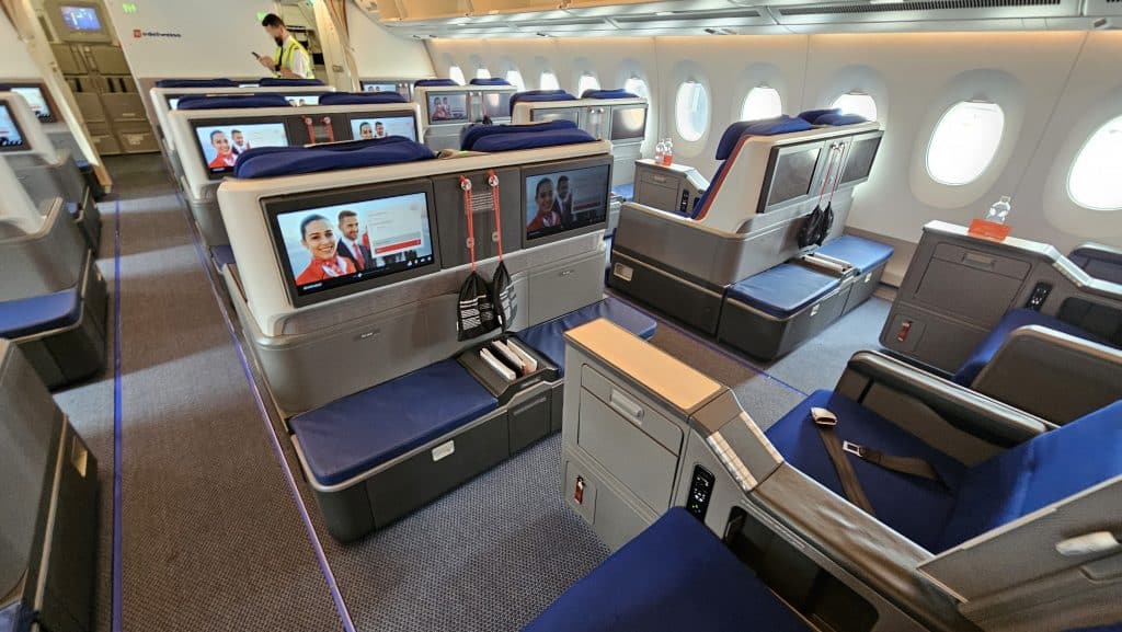 Edelweiss A350 900 Blick In Die Business Class