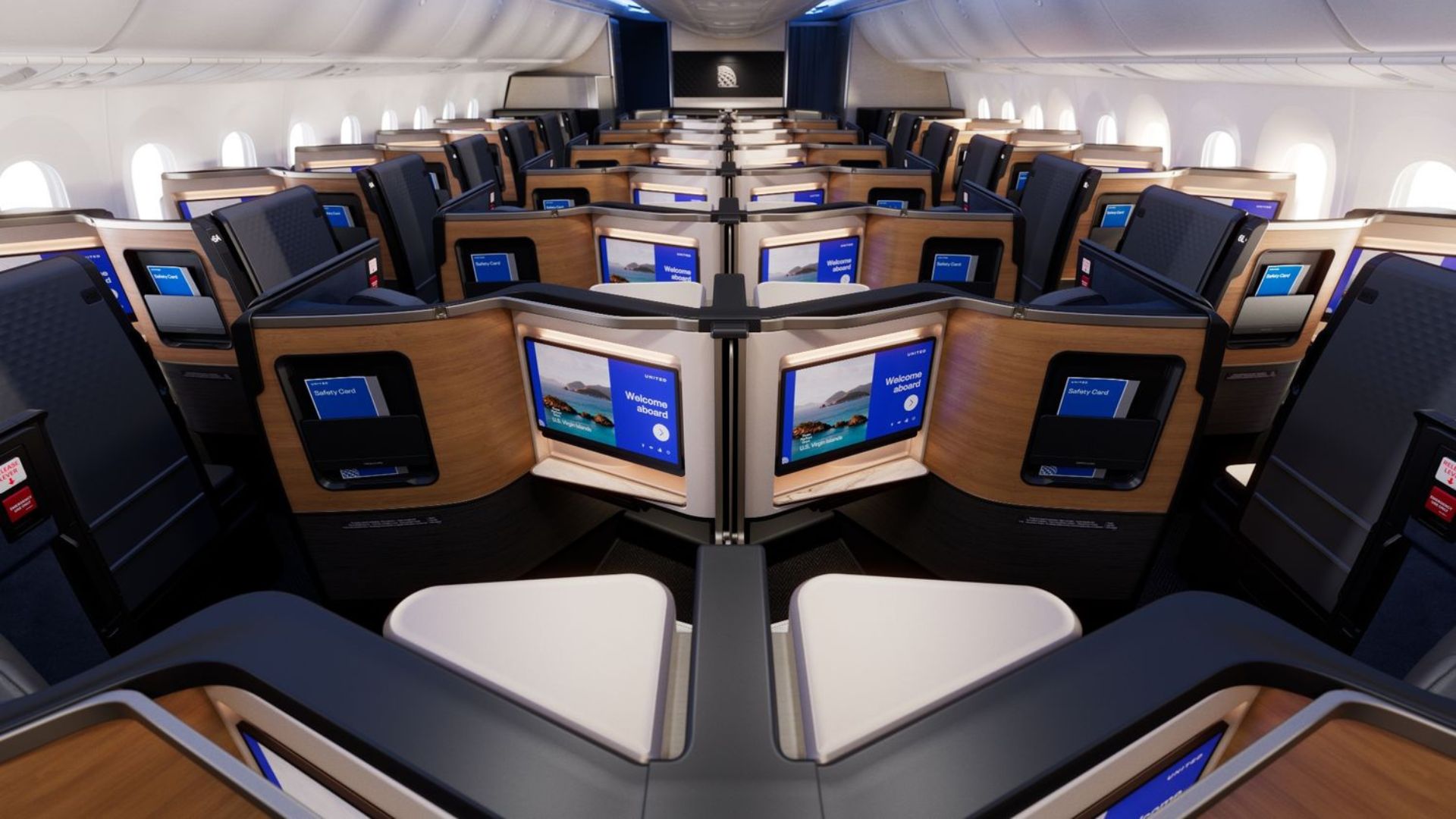 United Polaris Business Class Kabine