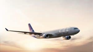 SAS Airbus A330 Above The Clouds Sunrise