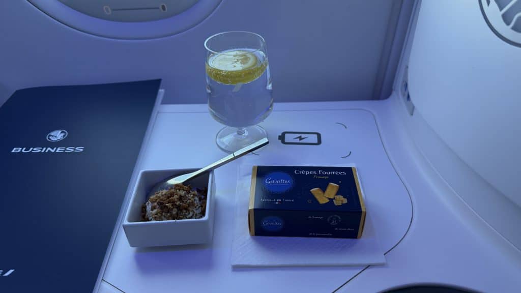 Air France Business Class Airbus A350 Amuse Bouche