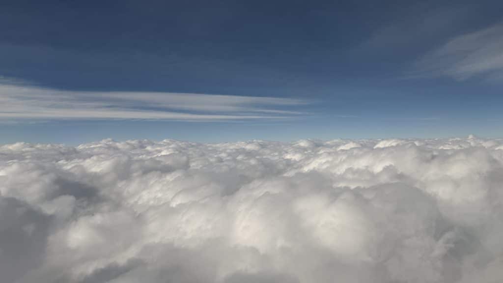 Air France Business Class Airbus A350 Ausblick
