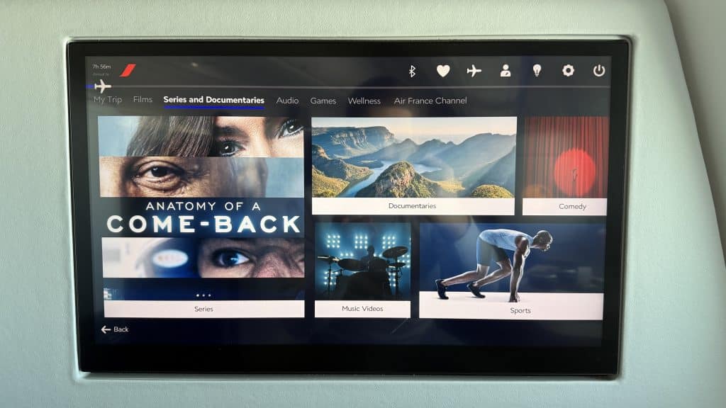 Air France Business Class Airbus A350 Breite Auswahl Serien