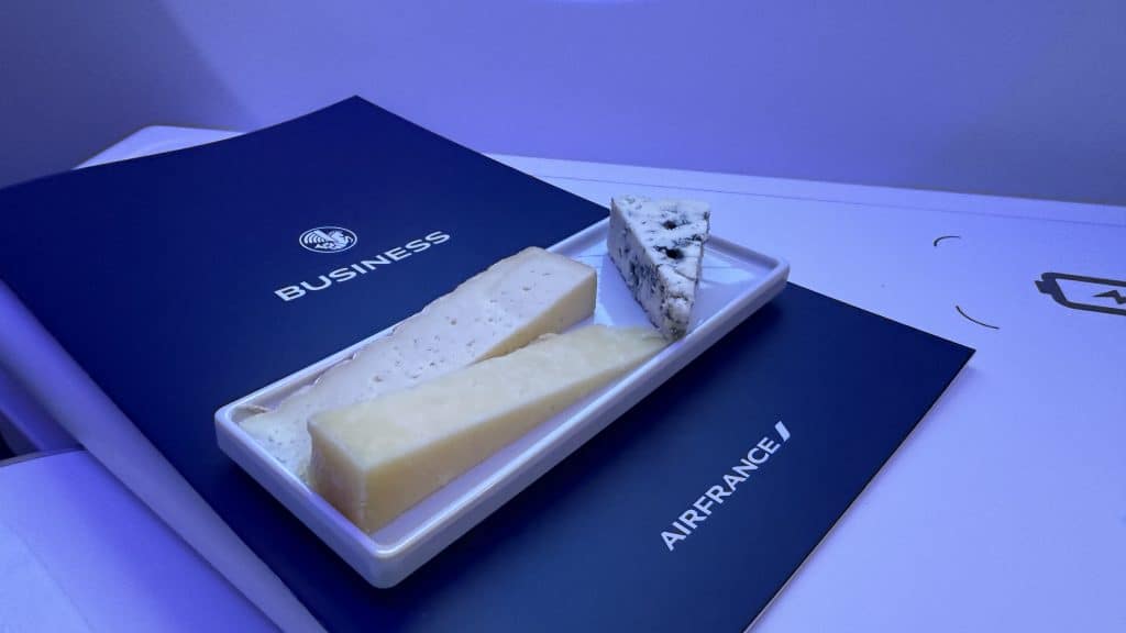 Air France Business Class Airbus A350 Kaeseteller