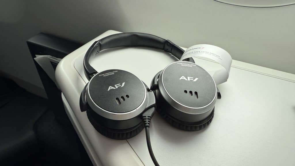 Air France Business Class Airbus A350 Kopfhoerer