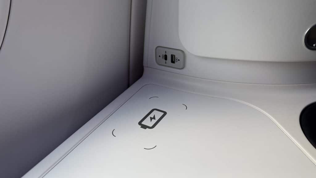 Air France Business Class Airbus A350 Lademoeglichkeiten