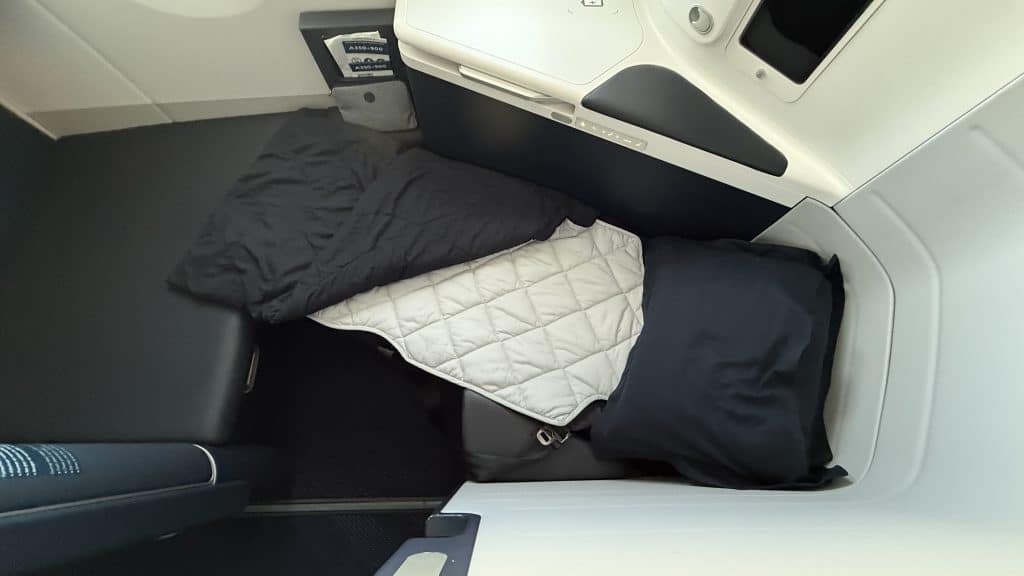 Air France Business Class Airbus A350 Schlafkomfort