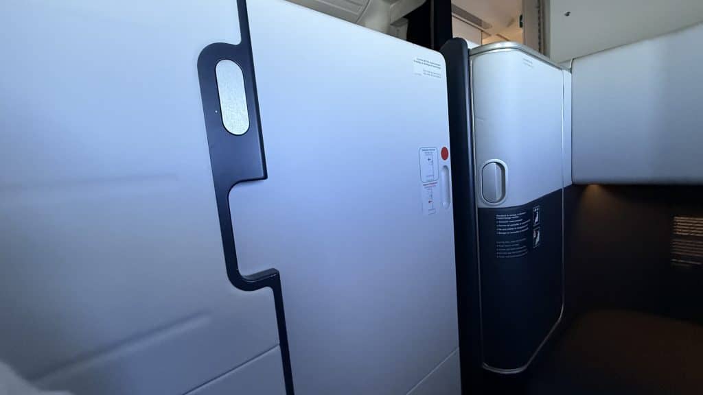 Air France Business Class Airbus A350 Verschliessbare Tuer