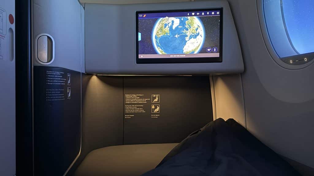 Air France Business Class Airbus A350 Viel Platz Im Fussraum