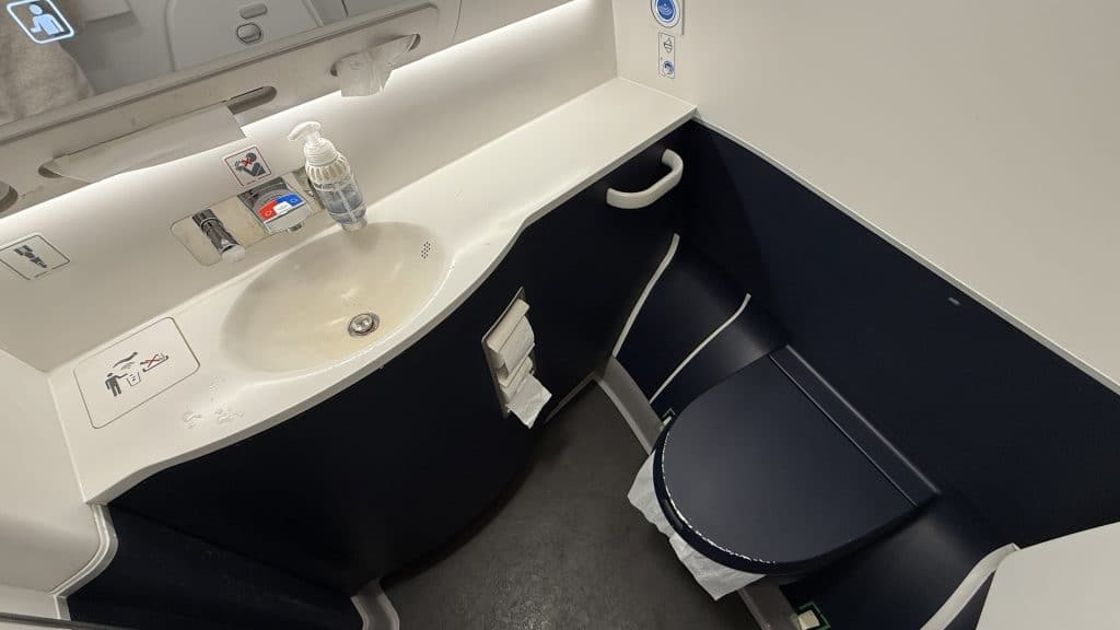 Air France Business Class Airbus A350 Waschraum