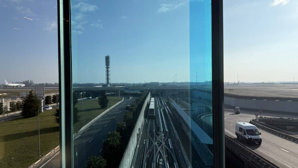 Air France Lounge Paris Cdg Terminal 2e Hall M Ausblick