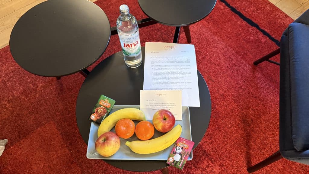 Canopy By Hilton Zagreb Willkommensgeschenk