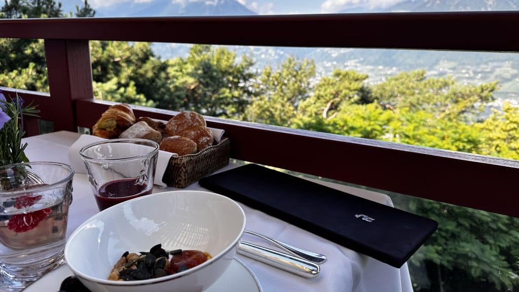 Castel Fragsburg Fruehstueck