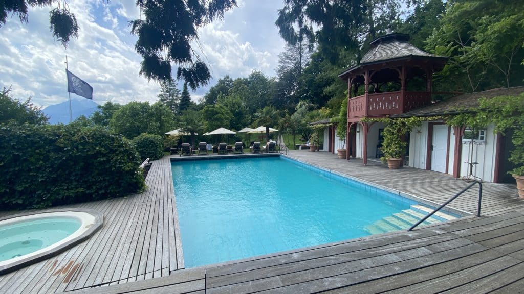 Castel Fragsburg Poolbereich